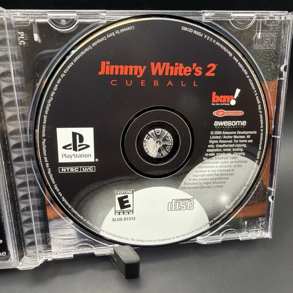 Jimmy White's 2: Cueball (PlayStation 1 PS1) CIB COMPLETE